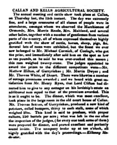 Mathew Hilton Dublin Evening Post 27 Sep 1842